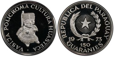 1973 150 G Huasteca Sculpture PR67DCAM