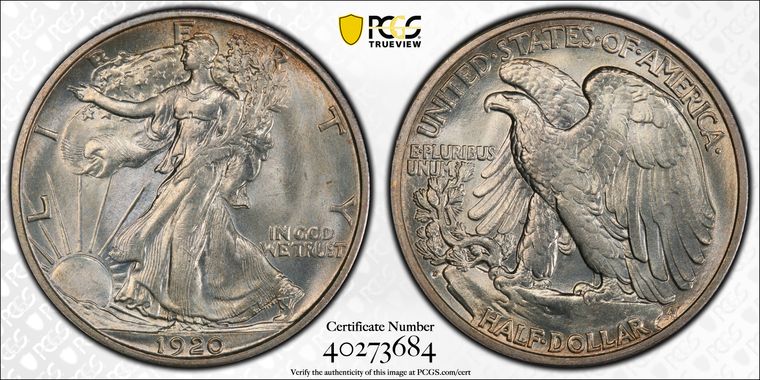 Cert 40273684 - Coin Image