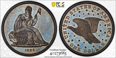 1836 $1 J-60 Original, Alignment I PR62