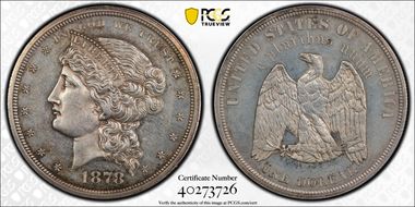 1878 $1 J-1554a PR62