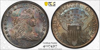 1802 $1 MS65+