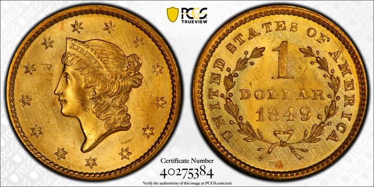 Cert 40275384 - Coin Image