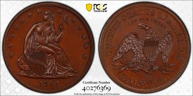 1861 50C J-280 PR64BN