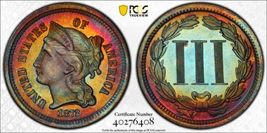 1872 3C J-1185 PR66RB