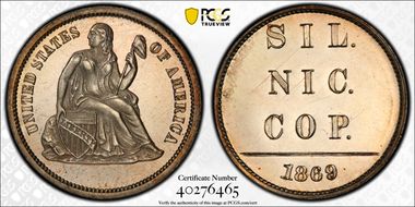 1869 10C J-716a PR64