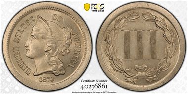 1873 3CN Closed 3 MS65
