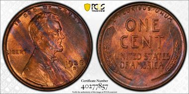 1938-D 1C MS64BN
