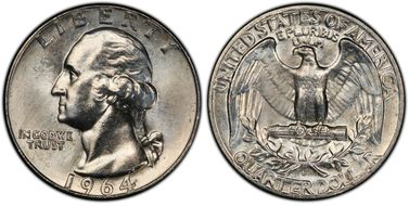 1964-D 25C DDO FS-101 MS64