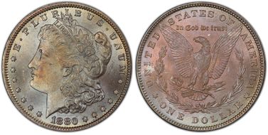1880 $1 MS64