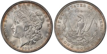 1897 $1 MS65