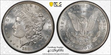 1882-S $1 MS66
