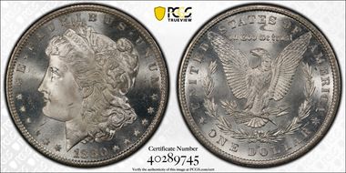 1880-S $1 MS67+