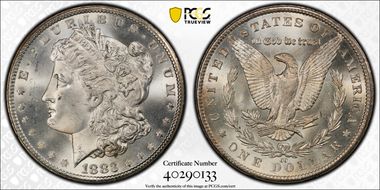 1883-CC $1 MS66+