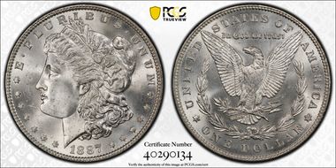 1887/6 $1 MS65