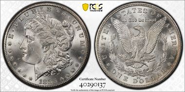 1883-CC $1 MS65+