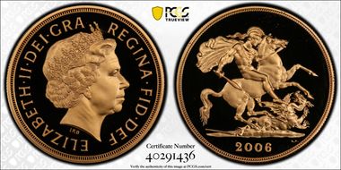 2006 £5 S-SE7 St. George PR68DCAM