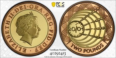 2001 £2 S-K11 Marconi PR68DCAM