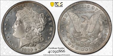 1880/9-S $1 MS66