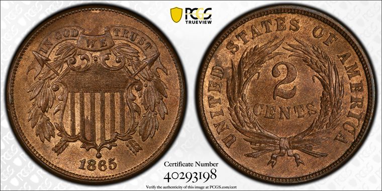 Cert 40293198 - Coin Image