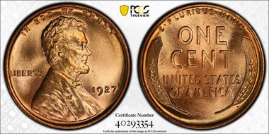 1927 1C MS67+ RD