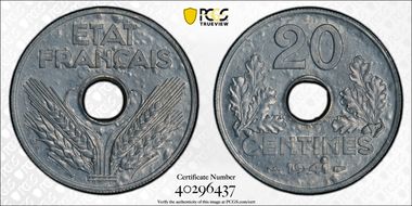 1941 20C Gad-321 F-153 MS65