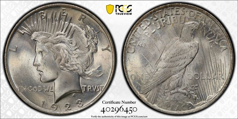 Cert 40296450 - Coin Image