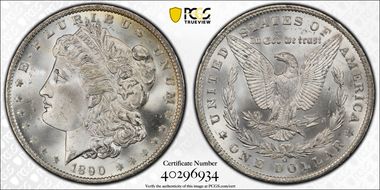 1890-O $1 MS65