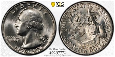 1976-D 25C Clad MS67