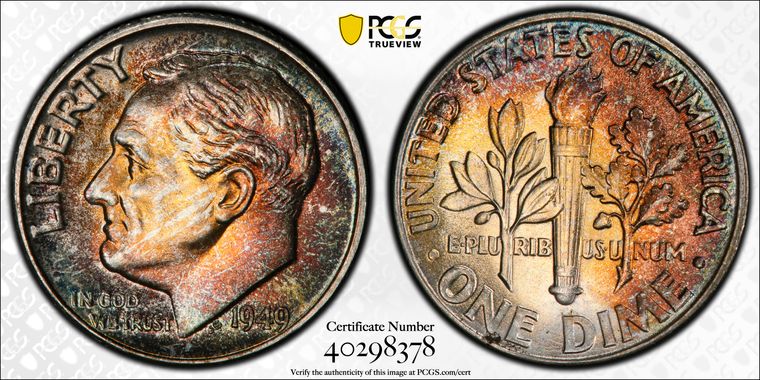 Cert 40298378 - Coin Image