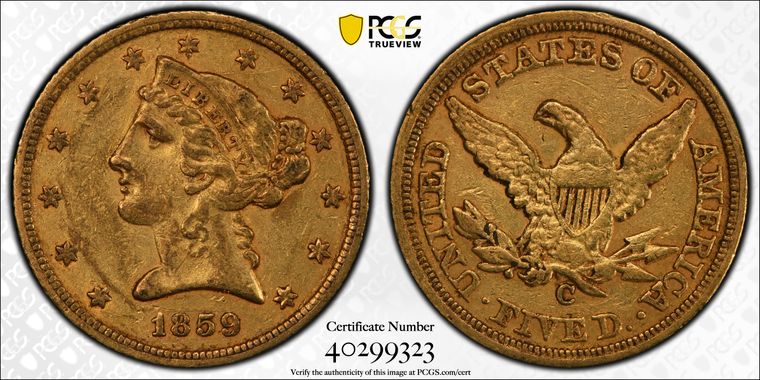 Cert 40299323 - Coin Image