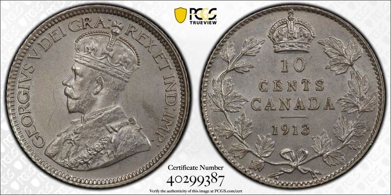 Cert 40299387 - Coin Image