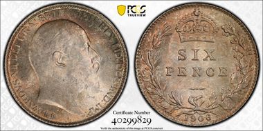 1906 6D S-3983 MS65