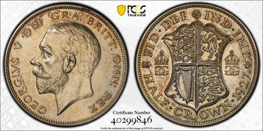 1927 1/2 Cr S-4037 PR64