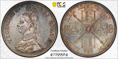 1887 Dbl Fl S-3923 Arabic 1 N1