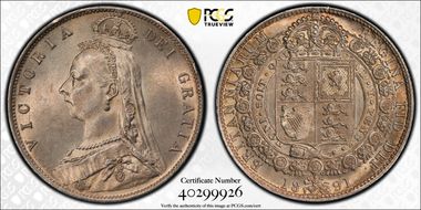 1891 1/2 Cr S-3924 MS62