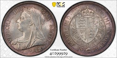 1896 1/2 Cr S-3938 MS63