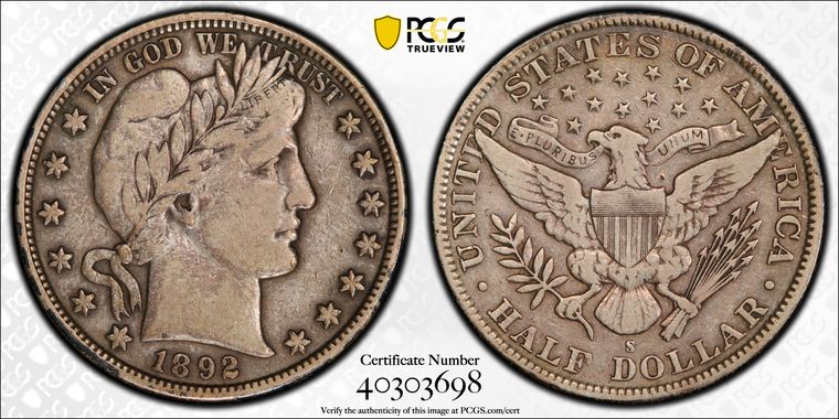 Cert 40303698 - Coin Image