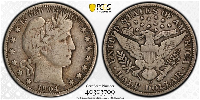 Cert 40303709 - Coin Image