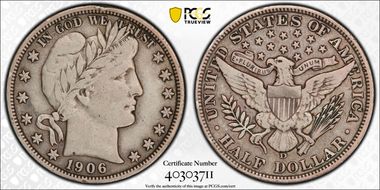 1906-D 50C VF20