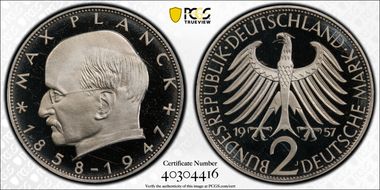 1957-J 2 Mk Planck PR69DCAM