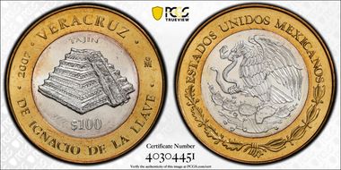 2007-Mo 100 P Veracruz MS65