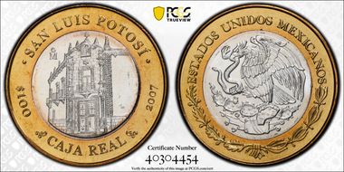 2007-Mo 100 P San Luis Potosi MS66