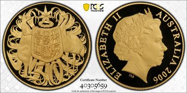 2006 50C Old Bust Au PR70DCAM