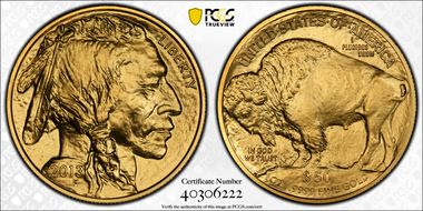 2013 $50 American Buffalo .9999 Fine Gold MS69