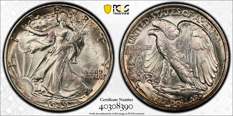 Cert 40308390 - Coin Image