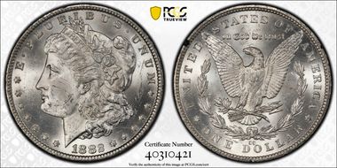 1882-CC $1 GSA Hoard MS63