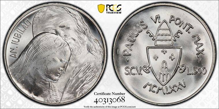 Cert 40313068 - Coin Image
