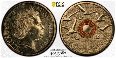 2015 $2 Remembrance Day Colorized In Flanders Fields MS65