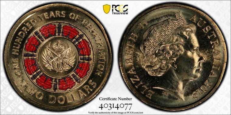 Cert 40314077 - Coin Image