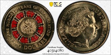 2019 $2 100 Years of Repatriation Colorized MS66